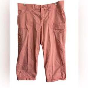 Lee Relaxed Fit Capri, size 16, inseam 19.5”.  Peachy pink color
